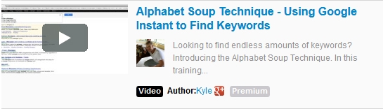 Alphabet Soup Technique