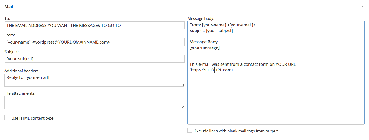 installing contact form 7