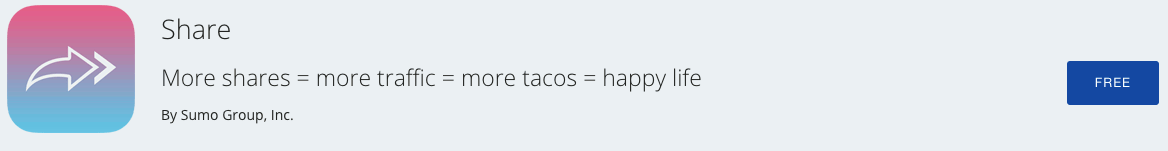 Add the apps to SumoMe